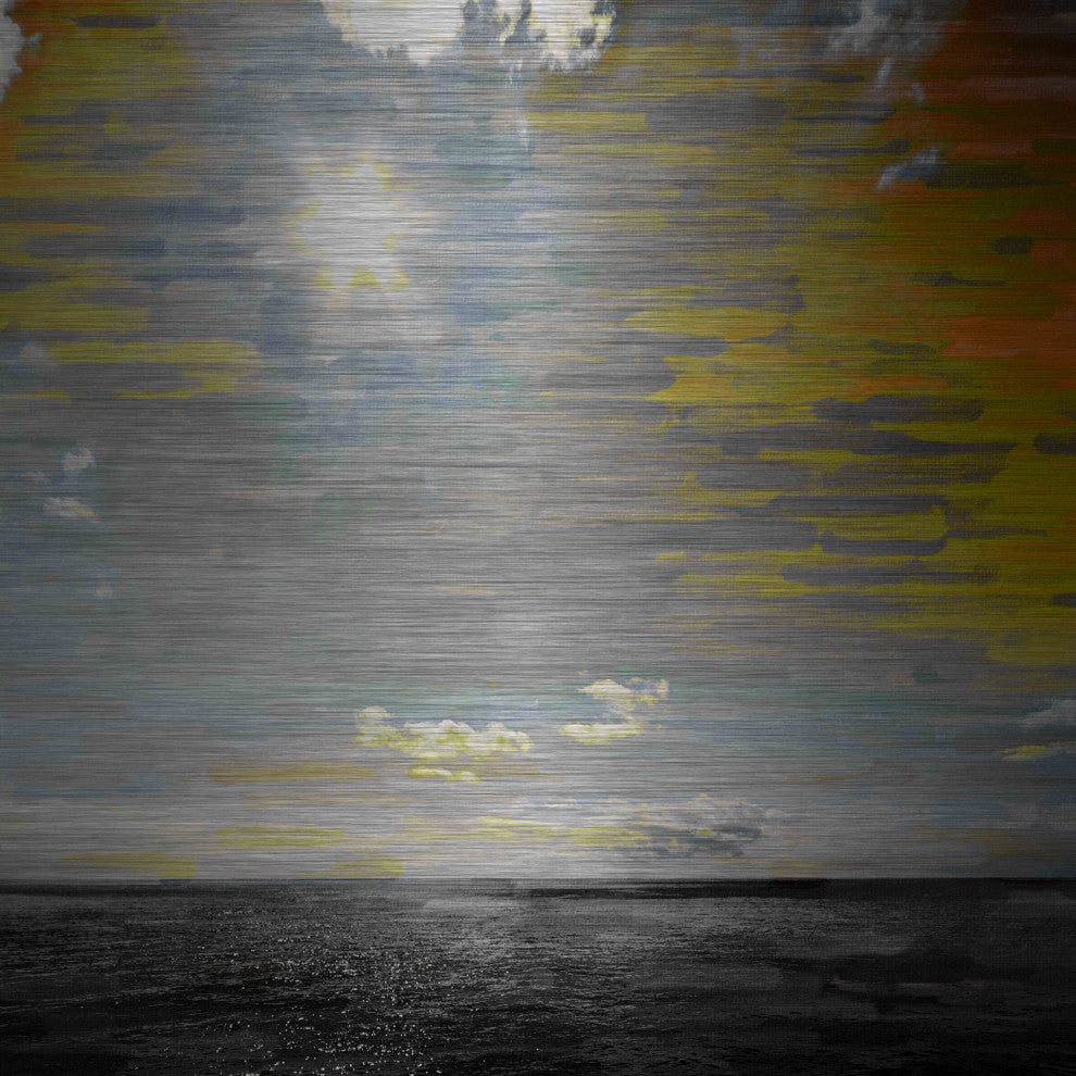 "Siesta Key" Print on Brushed Aluminum, 24"x24"