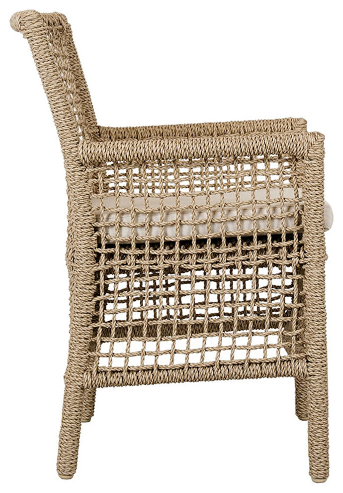 Outdoor Rope Dining Arm Chair