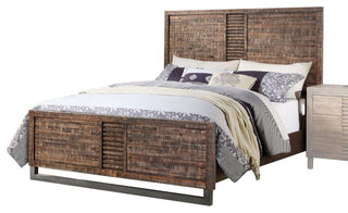 Lydia Transitional Standard Bed, Oak, King