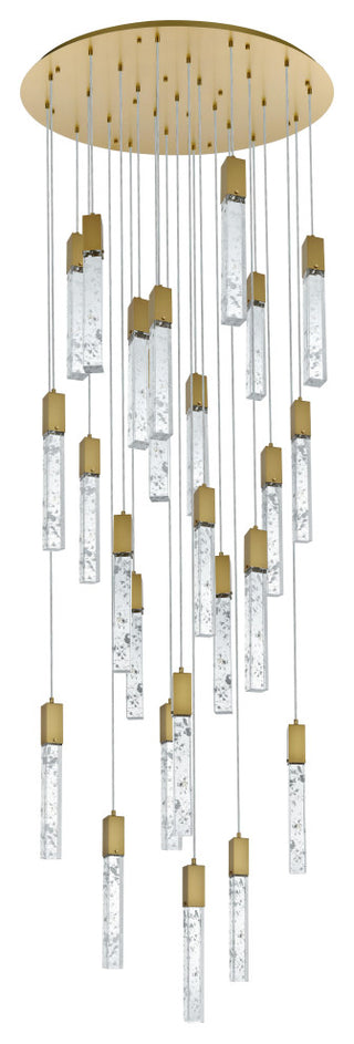 Home Living 42" Chandelier, Satin Gold