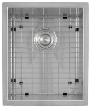 Nantucket Sinks 15" Pro Series Zero Radius Undermount Stainless Bar/Prep Sink