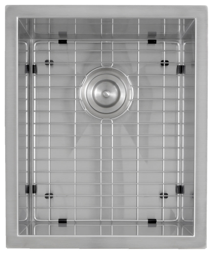 Nantucket Sinks 15" Pro Series Zero Radius Undermount Stainless Bar/Prep Sink