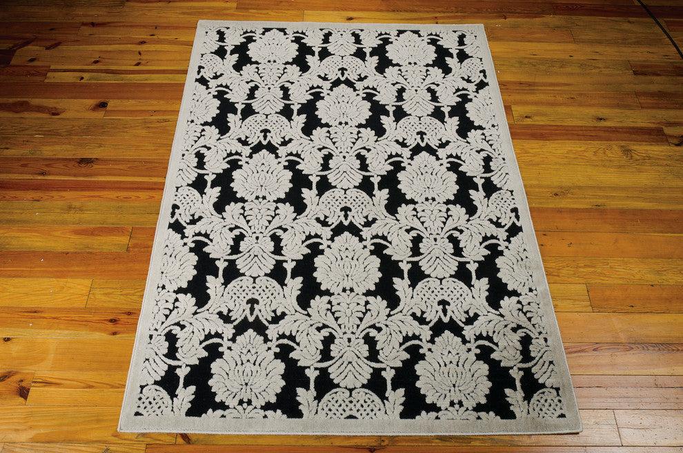 Nourison GRAPHIC ILLUSIONS 145 BLACK RUG