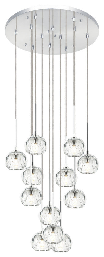 Matteo Lighting C61442CH Pendant, Chrome Finish
