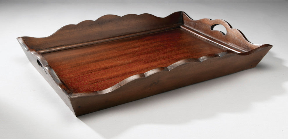 AA Importing 43554-WL Wooden Serving Tray