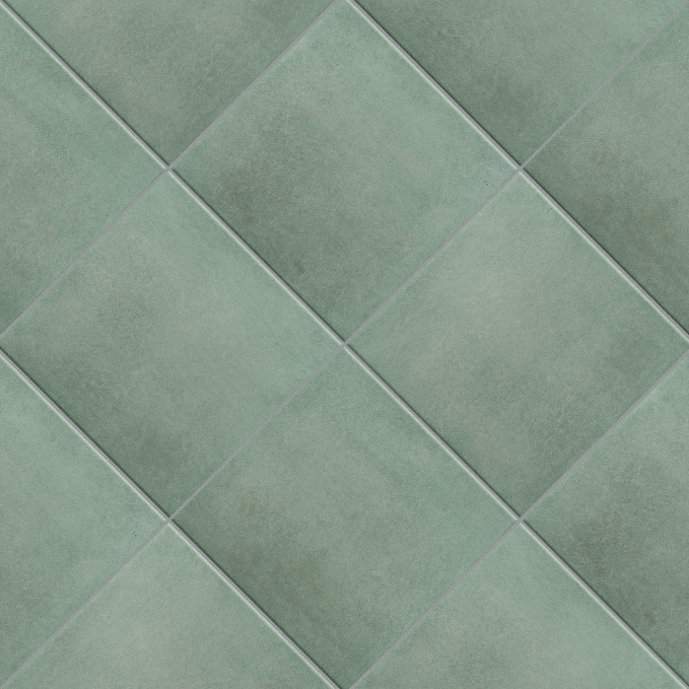 Matter Green Porcelain Floor and Wall Tile