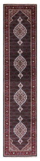 2' 6" X 12' 0" Persian Tabriz Hand-Knotted Wool & Silk Runner Rug - Q13030