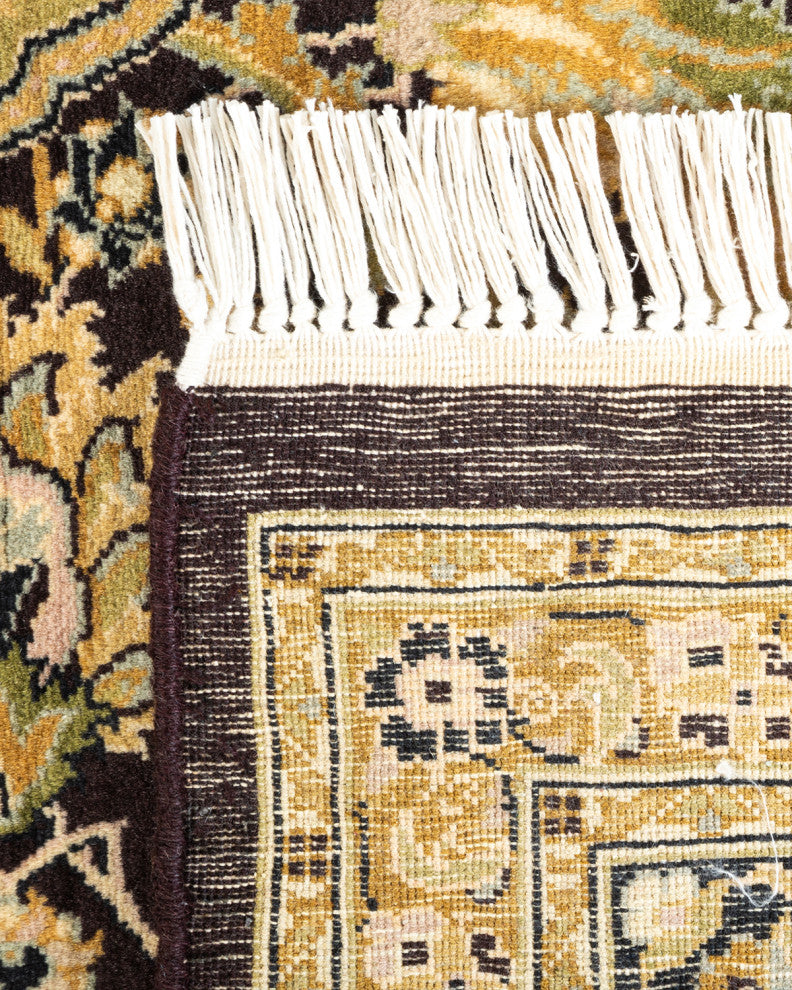 Mogul, One-of-a-Kind Hand-Knotted Area Rug  - Brown, 6' 1" x 9' 0"