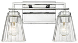 Lyna 2-Light Vanity, Chrome