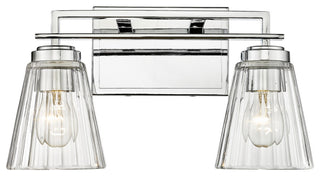 Lyna 2-Light Vanity, Chrome
