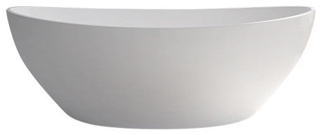 Adrian Matte Tub, White
