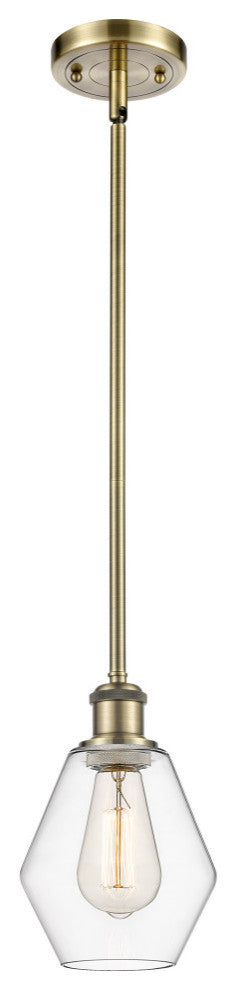Innovations 516-1S-AB-G652-6-LED 1-Light Mini Pendant, Antique Brass