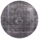 Ahgly Company Indoor Round Mid-Century Modern Area Rugs, 6' Round
