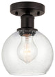 Innovations 616-1F-OB-G124-6 1 Light Semi-Flush Mount, Oil Rubbed Bronze