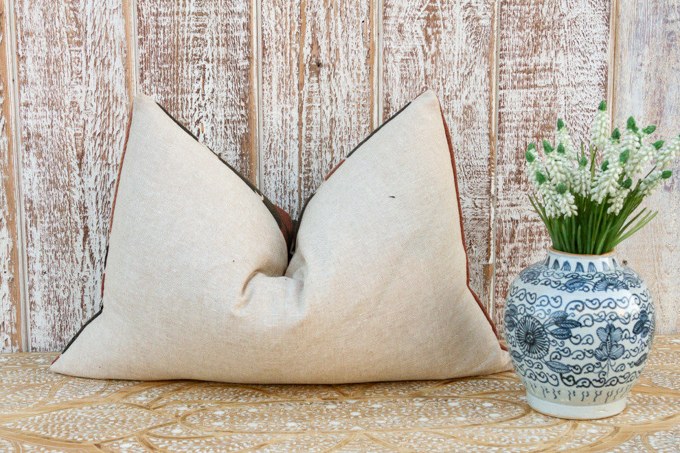 Aziz Thuja Suzani Lumbar Pillow
