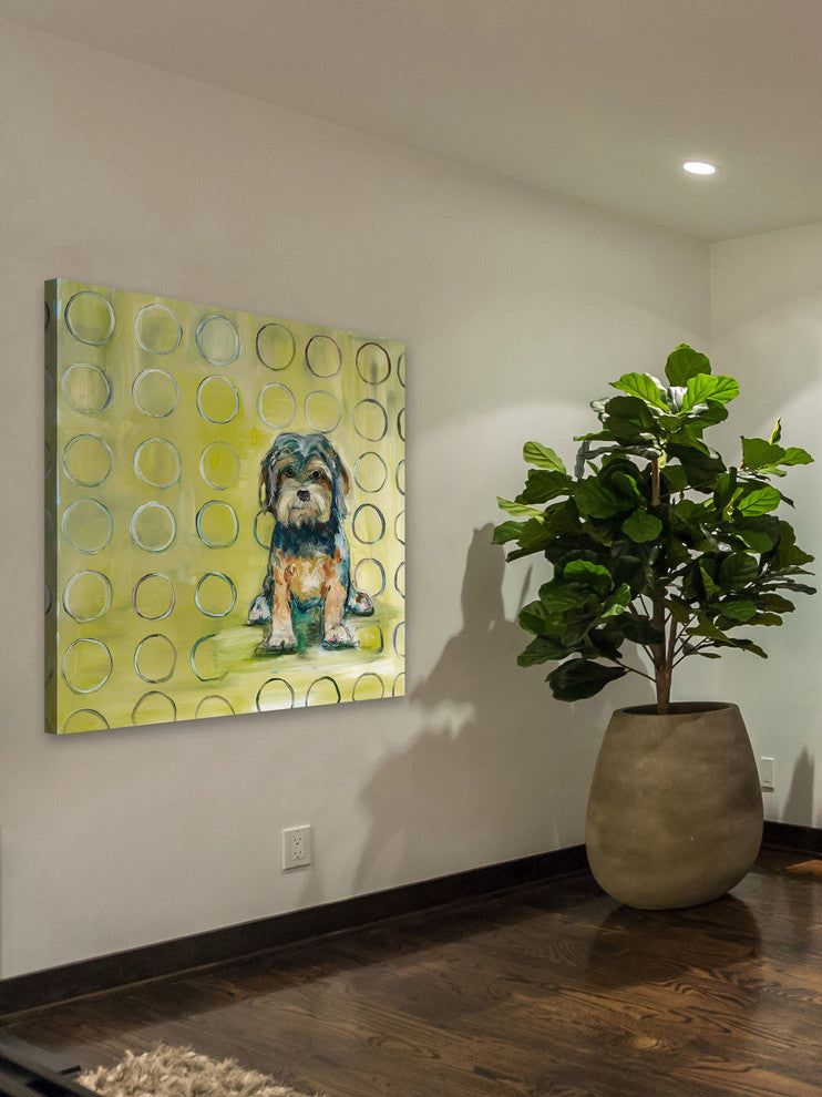 "Baxter" Canvas Print by Tori Campisi, 30x30 cm