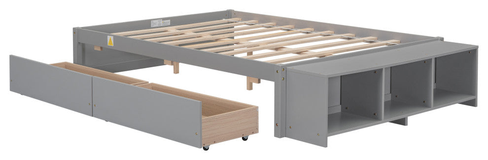 Gewnee Full Size Bed with Storage Case