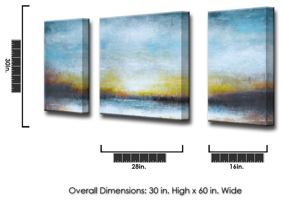 Ready2HangArt 'Twilight' by Norman Wyatt Jr. 3-PC Canvas Art Set
