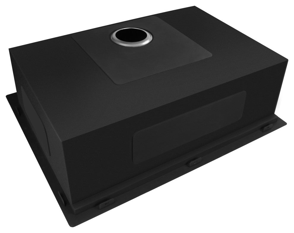 Drop In Stainless Steel Single Bowl Workstation Kitchen Sink, Gunmetal Black, 30 X 22