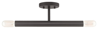 Copenhagen 2-Light Bronze Semi-Flush
