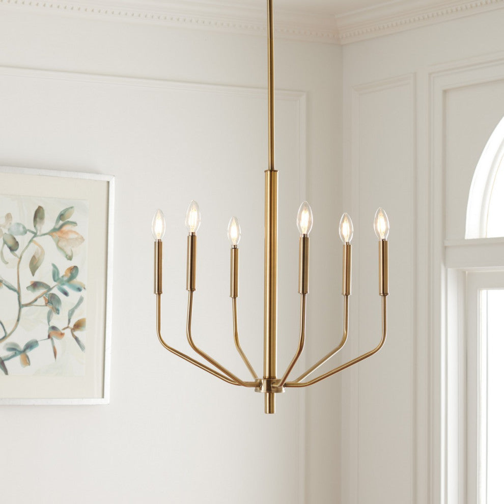 Safavieh Eirene 3Lt 22" Chandelier, Brass
