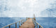 "It's Fishing Time" Painting Print on Wrapped Canvas, 45x22.5