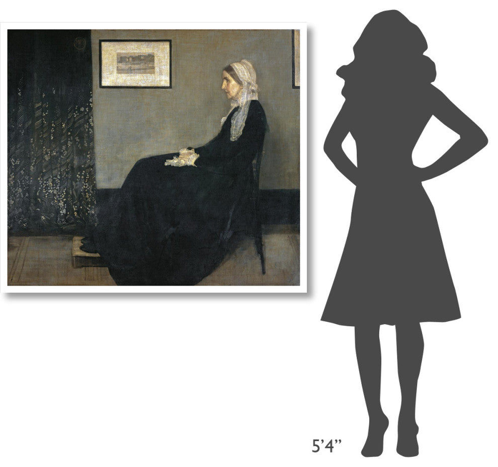 "Portrait of The Artist's Mother" Paper Art, 46"x41"