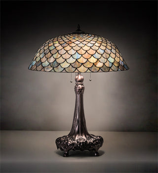 31 High Tiffany Fishscale Table Lamp