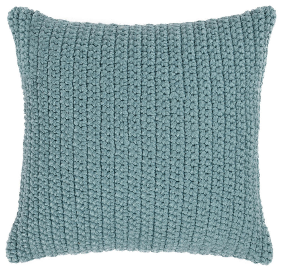 Prism Performance Outdoor Throw Pillow, Blue, 22x22