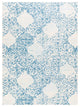 Surya Ustad UST-2300 7'10"x10'2" Rug, Bright Blue/Pale Blue/Cream