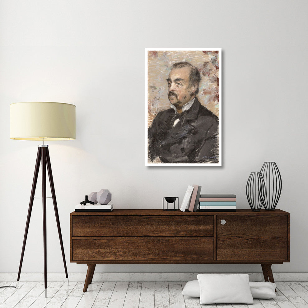 "Portrait of Julien de la Rochenoire" Print by Edouard Manet, 30"x46"