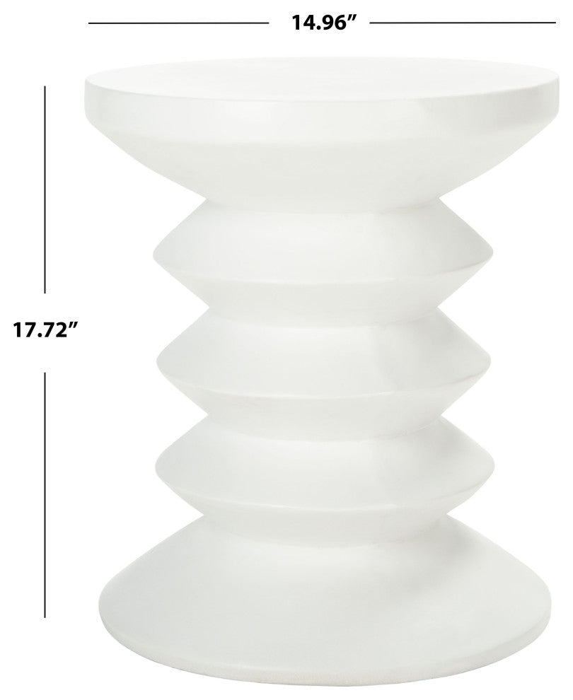Safavieh Benaya Concrete Accent Stool