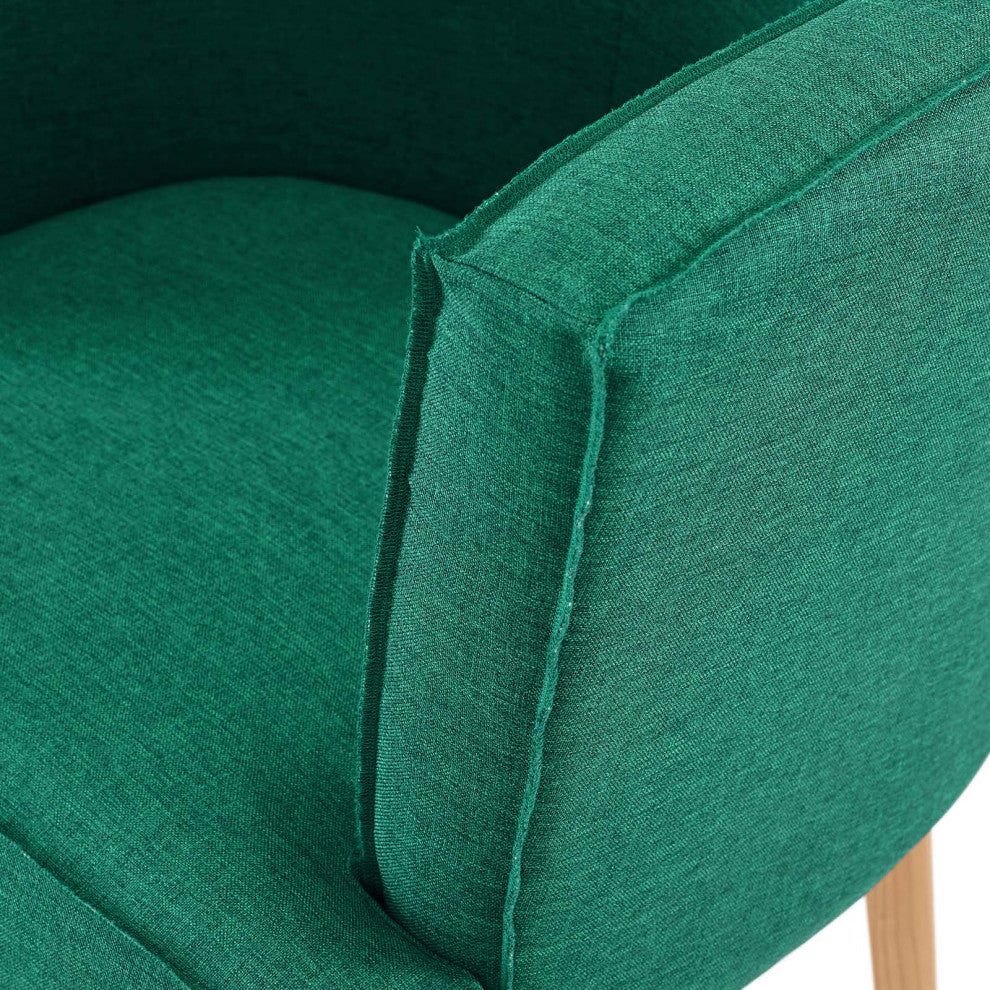 Accent Chair, Set of 2, Fabric, Wood, Teal Blue, Modern, Lounge Hospitality