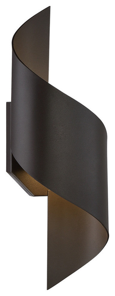 Modern Forms Helix LED Wall Light, Bronze, 8.5"