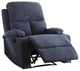 Rosia Recliner, Blue Linen