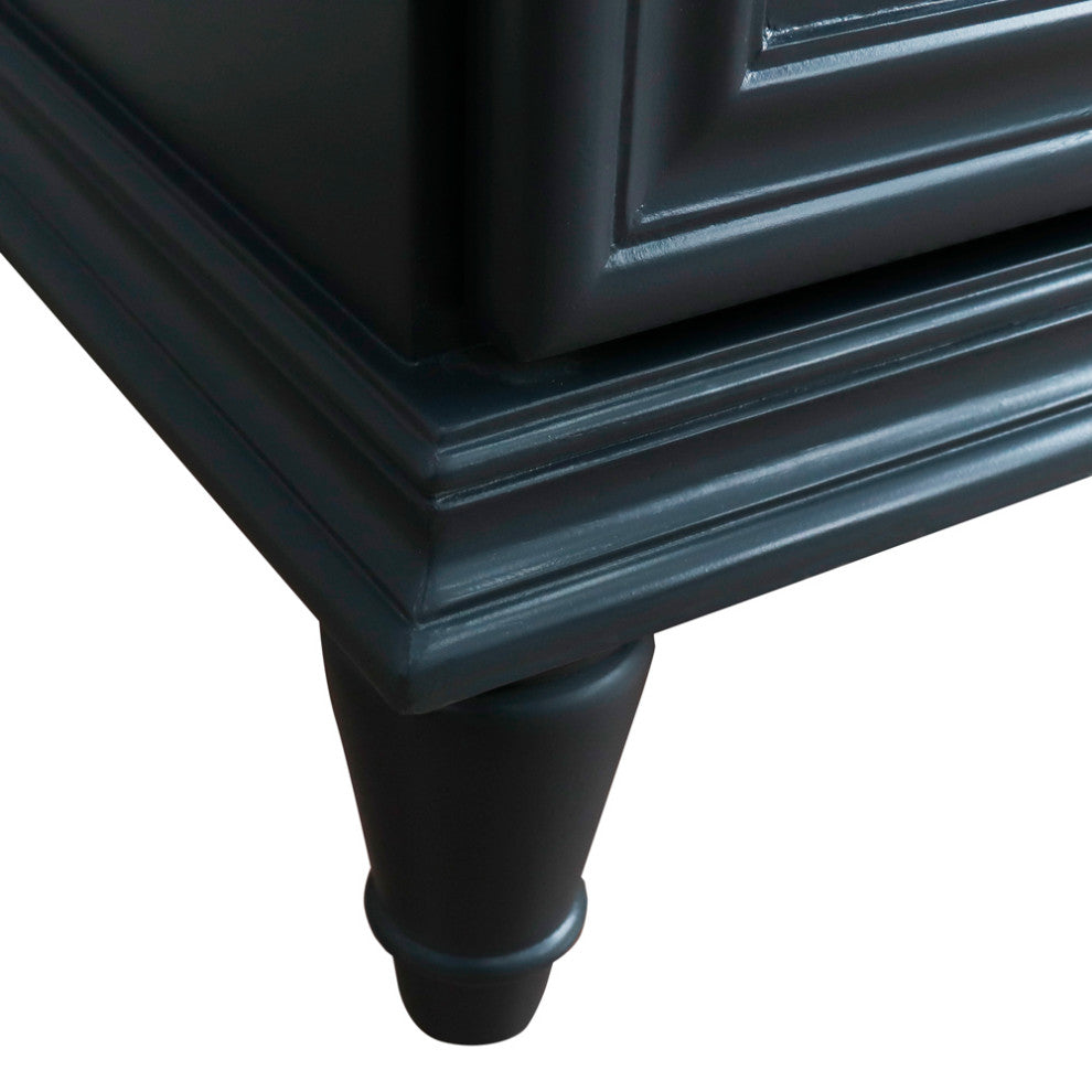 37" Single Vanity, Dark Gray Finish With Gray Granite