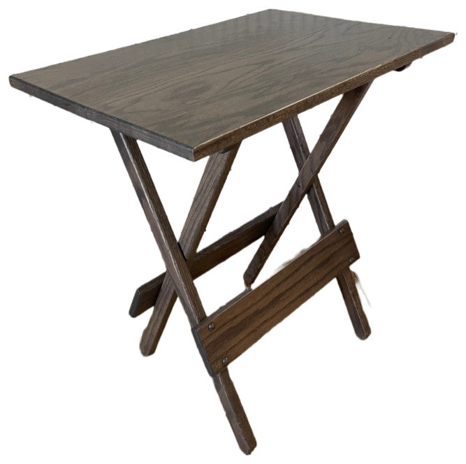Folding Table, Set of 4, With Casters, Antique Slate