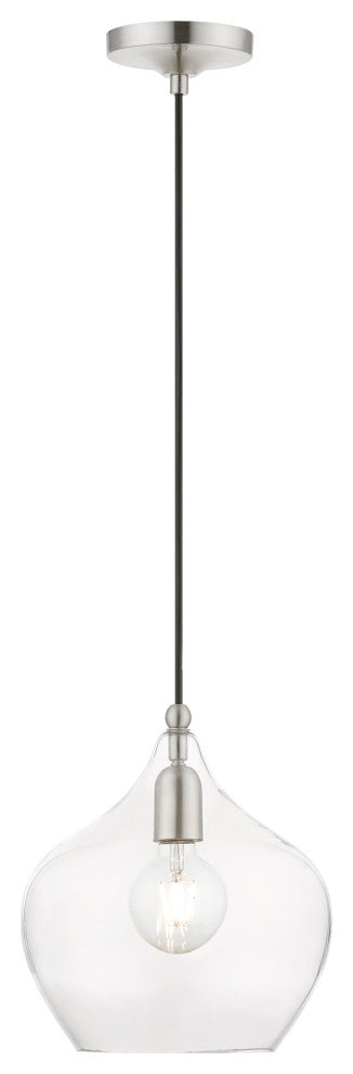 Aldrich 1 Light Brushed Nickel Pendant