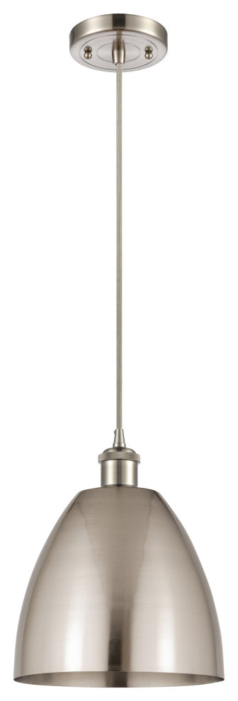 Ballston Dome Mini Pendant, Brushed Satin Nickel, LED