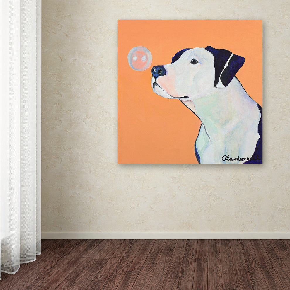 Pat Saunders-White 'Fascination' Canvas Art, 14"x14"