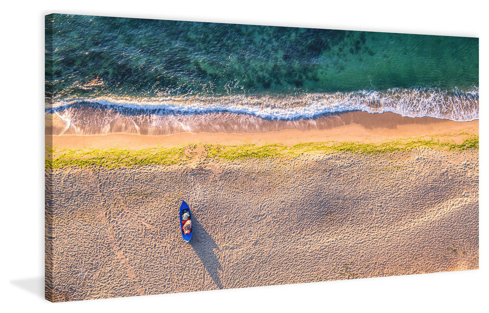 "One Canoe" Painting Print on Canvas