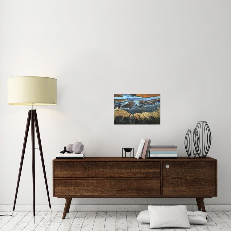 "California Aerial The Desert From Above" Canvas by Tanja Ghirardini, 24x16"