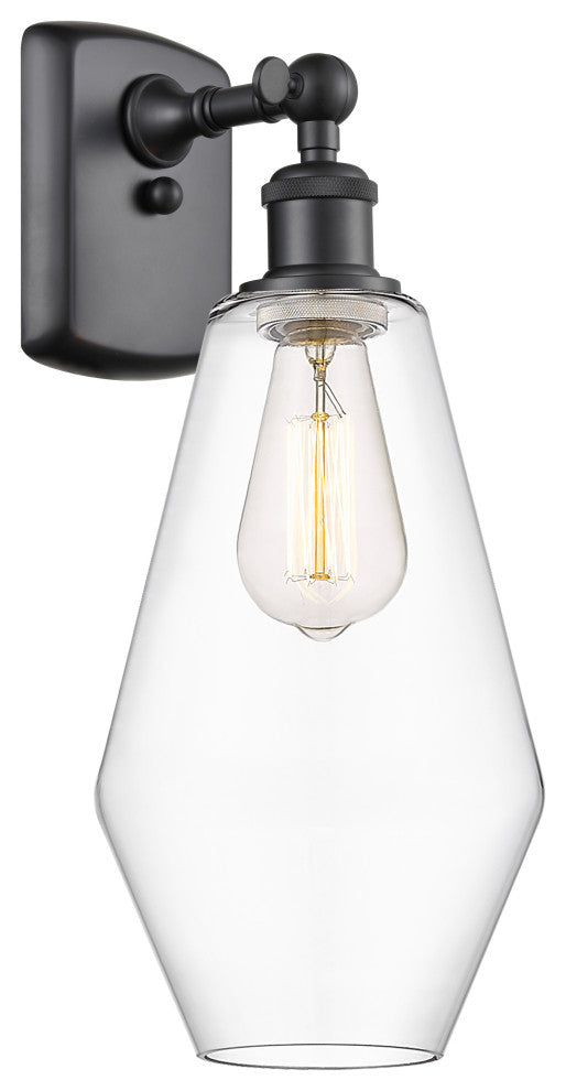 Innovations 516-1W-BK-G652-7 1-Light Sconce, Matte Black