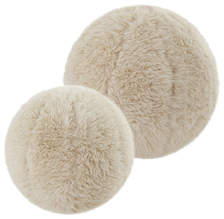Uttermost Abide Ball Sheepskin Pillows, Set/2