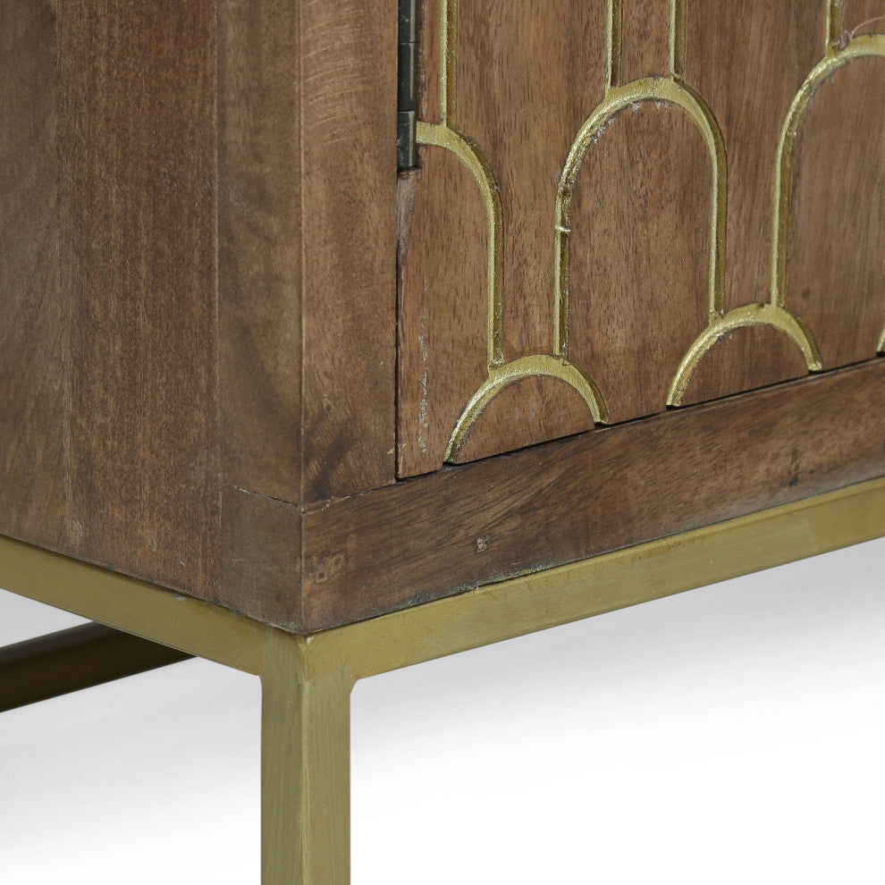 Javayah Wooden 2 Door Cabinet