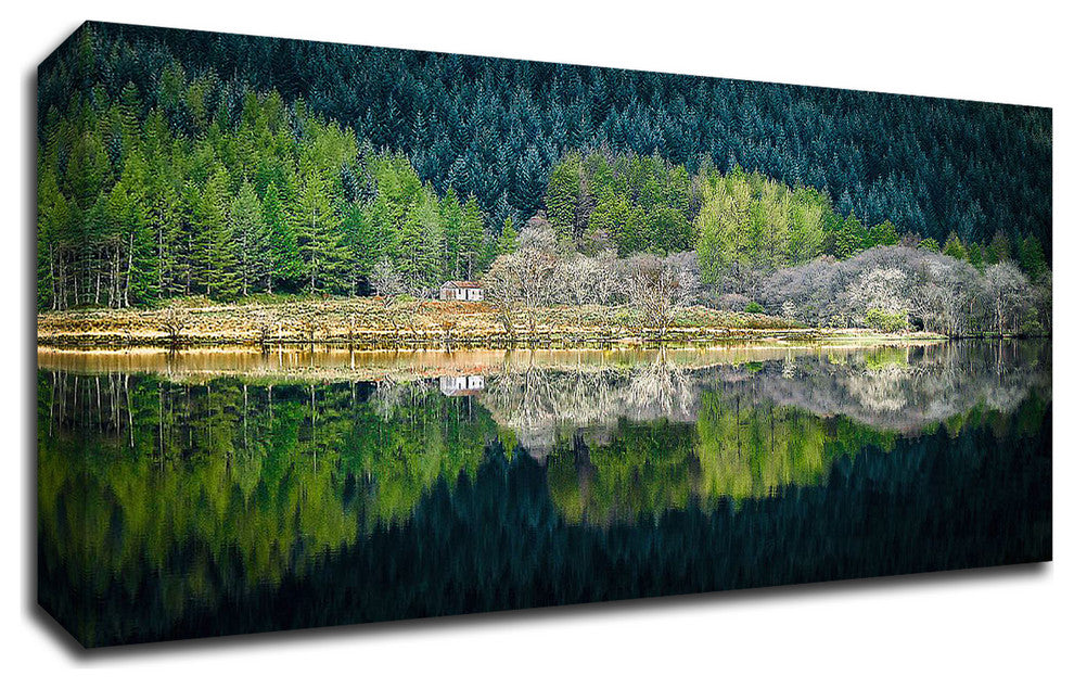 Spring Greens by Lynne Douglas, Print on Canvas, 36"x18"