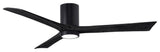 Matthews Fan Irene-3HLK Ceiling Fan, Lighting Kit, Matte Black, 60", Matte Black