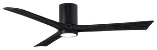 Matthews Fan Irene-3HLK Ceiling Fan, Lighting Kit, Matte Black, 60", Matte Black