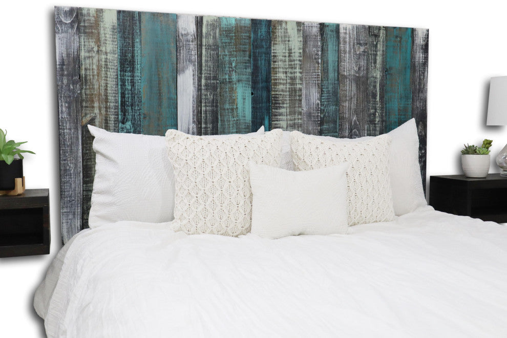 Handcrafted Headboard, Hanger Style, Industrial Mix, Queen