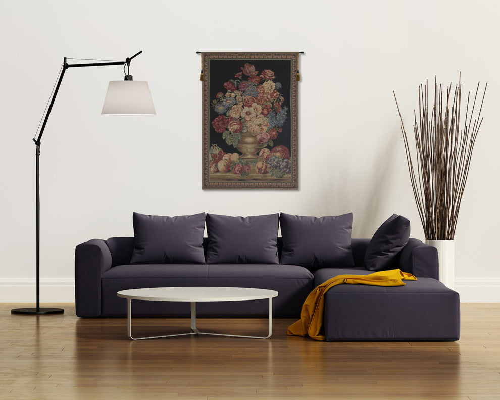 Mini Vase, Wall Tapestry, 38"x24"